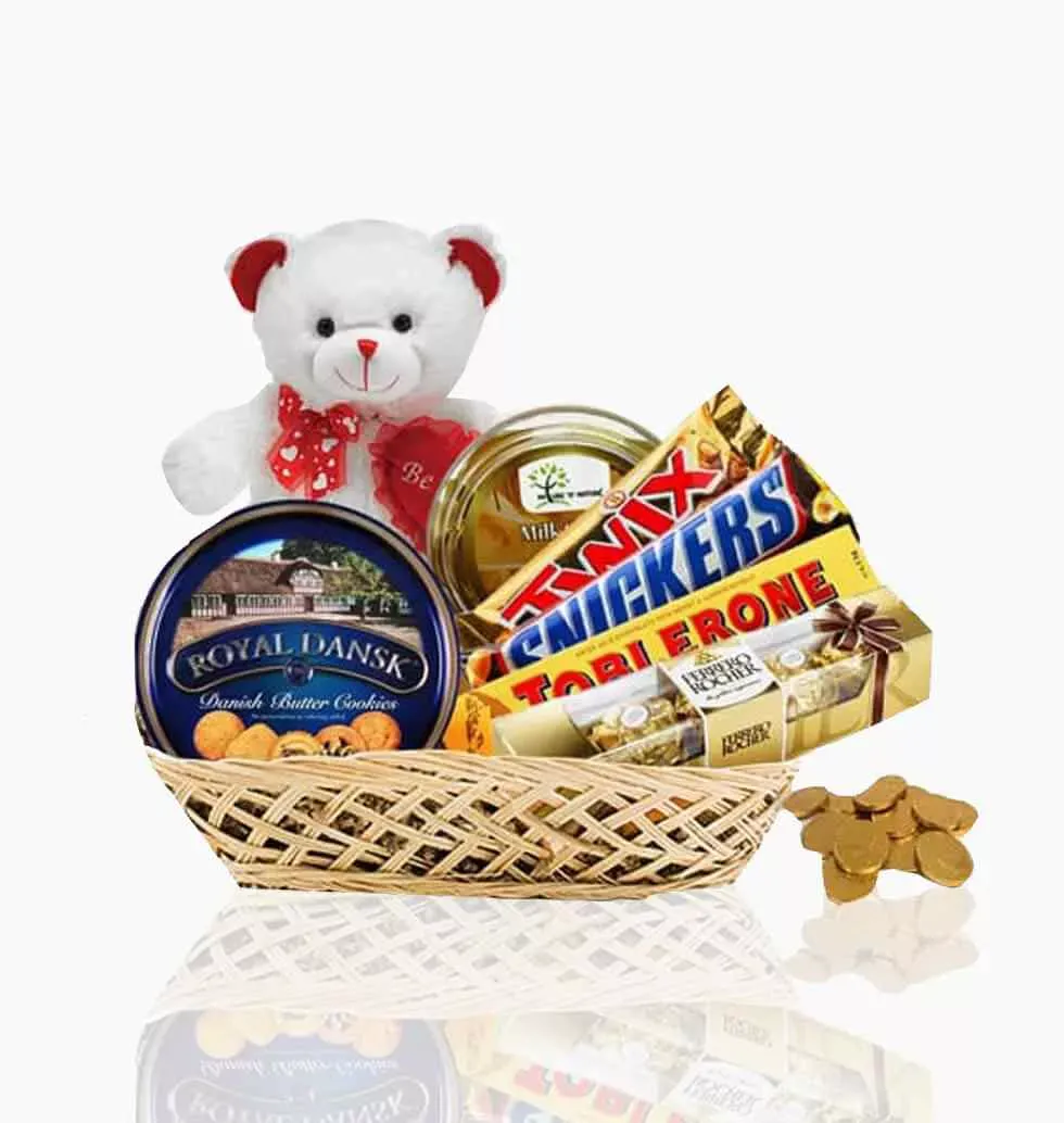 Confectionary Gift Basket For Chocoholics