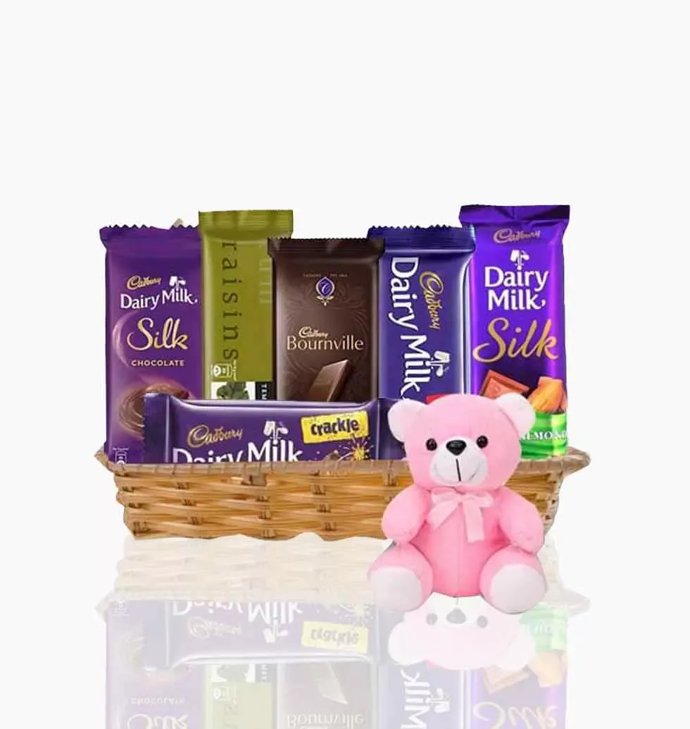 Yummy Gift Basket Of Chocolates