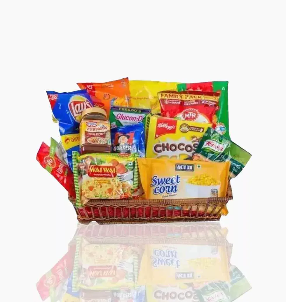 All-In-On Food Assortment  Basket