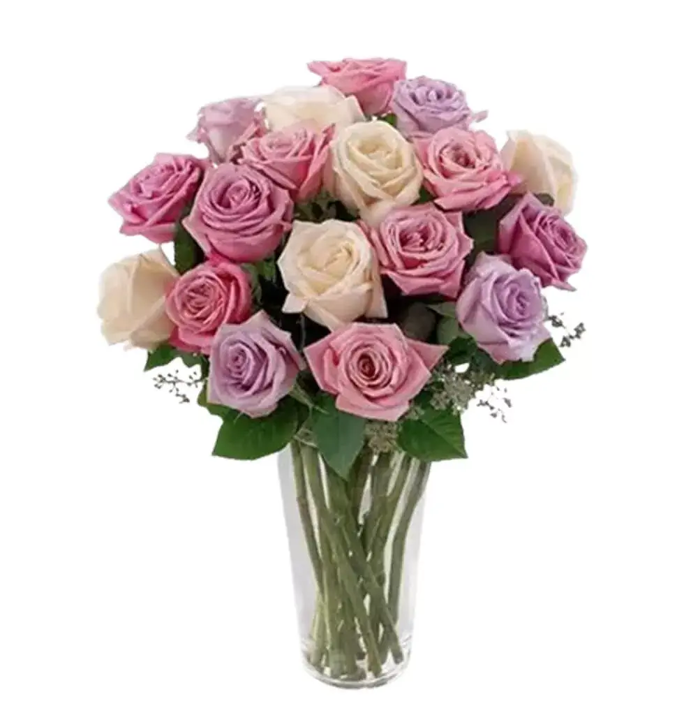 Pastel Rose Bouquet Deluxe