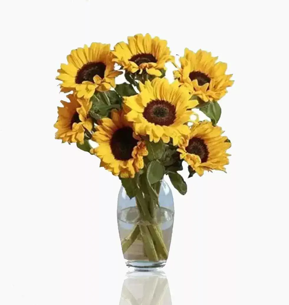 Sunflowers In A Glass