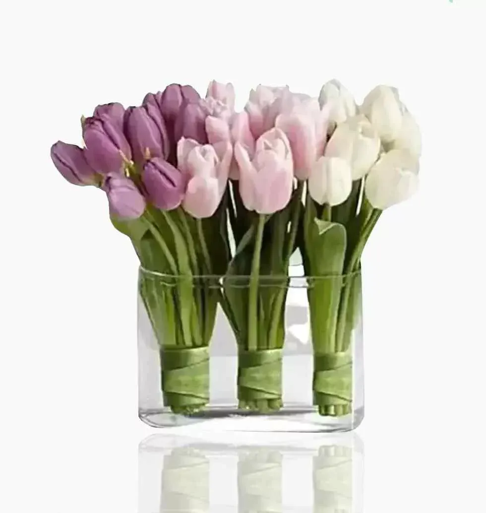 A Vase Of Tulips