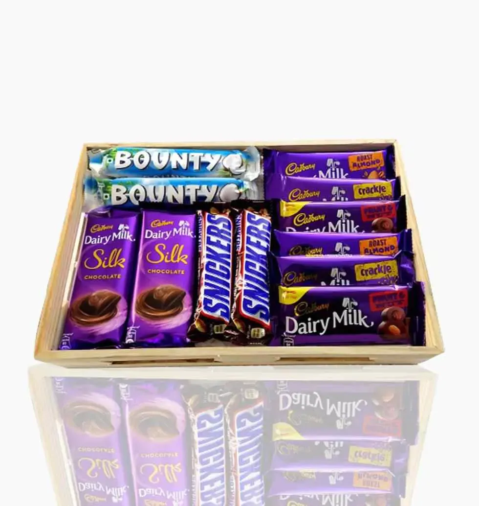 Indulgent Chocolates In Gift Basket