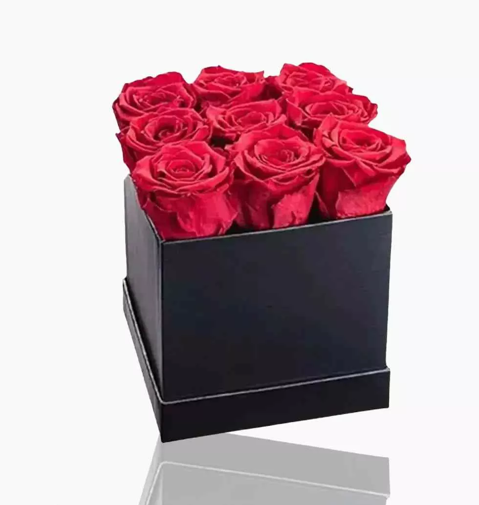 Flowers Cube Box