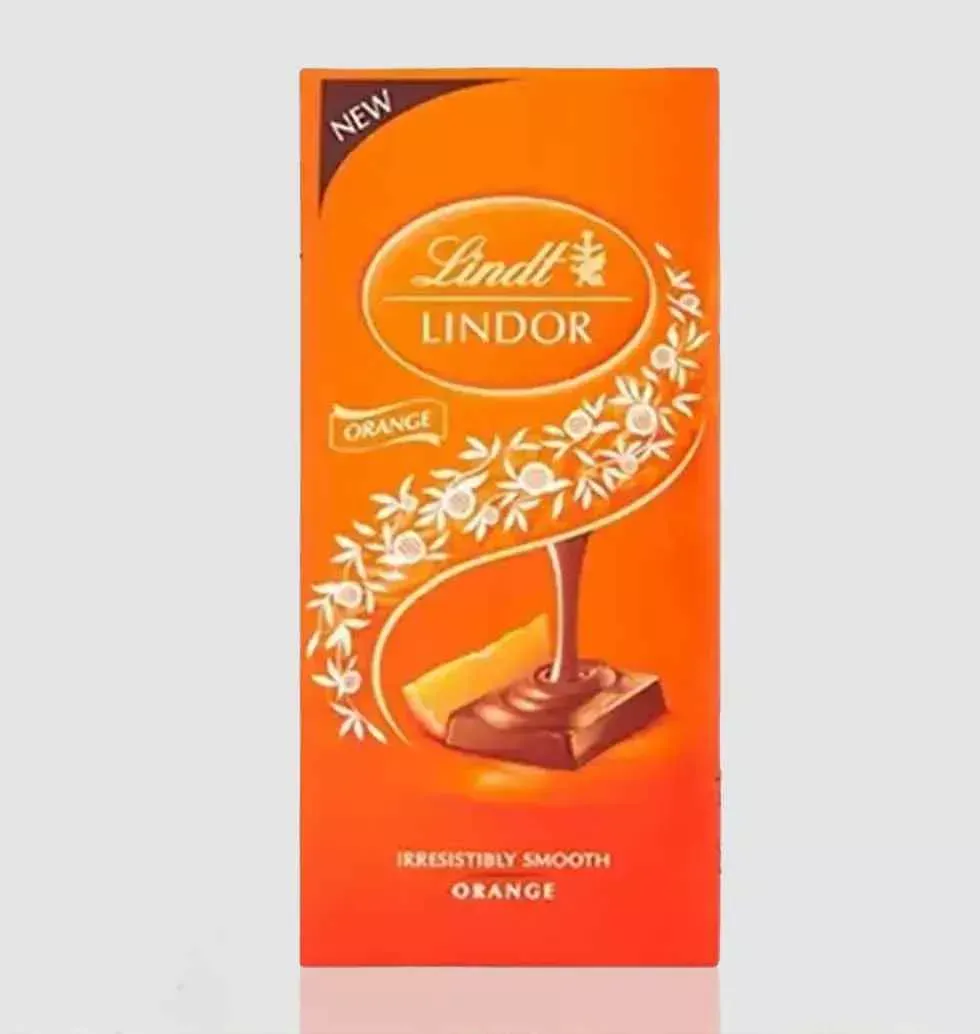 Orange Lindt Chocolate