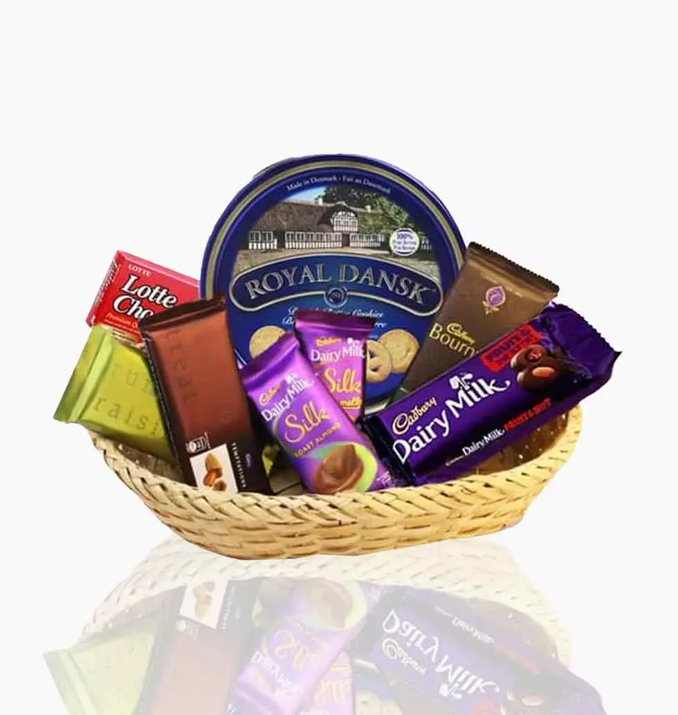 Elegant Chocolate Carnival Gift Basket 