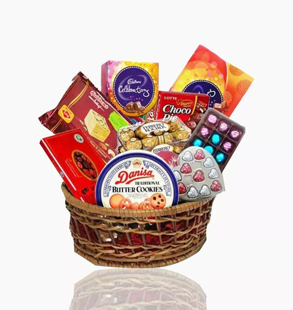  Gift Basket Of Assortments Of Chocolates