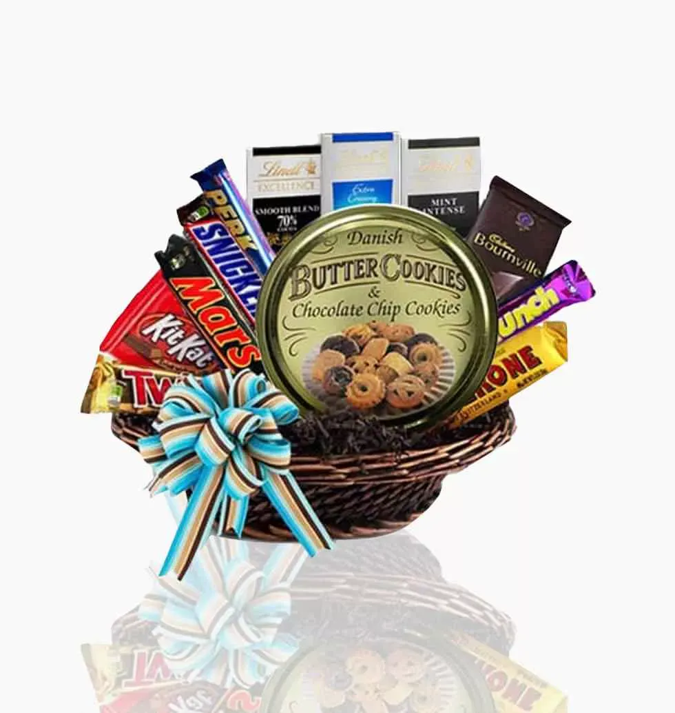 Wonderful Chocolate  Gift Basket For Occasion