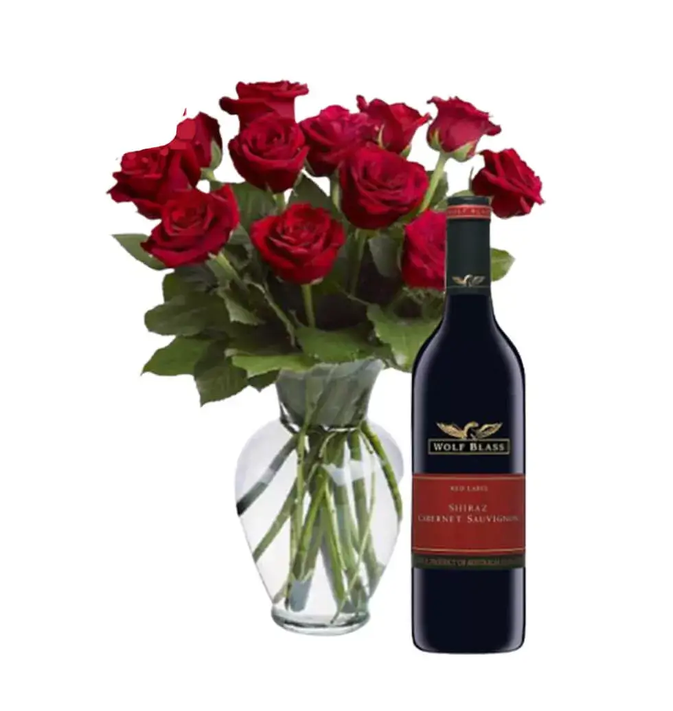 Shiraz And Red Roses