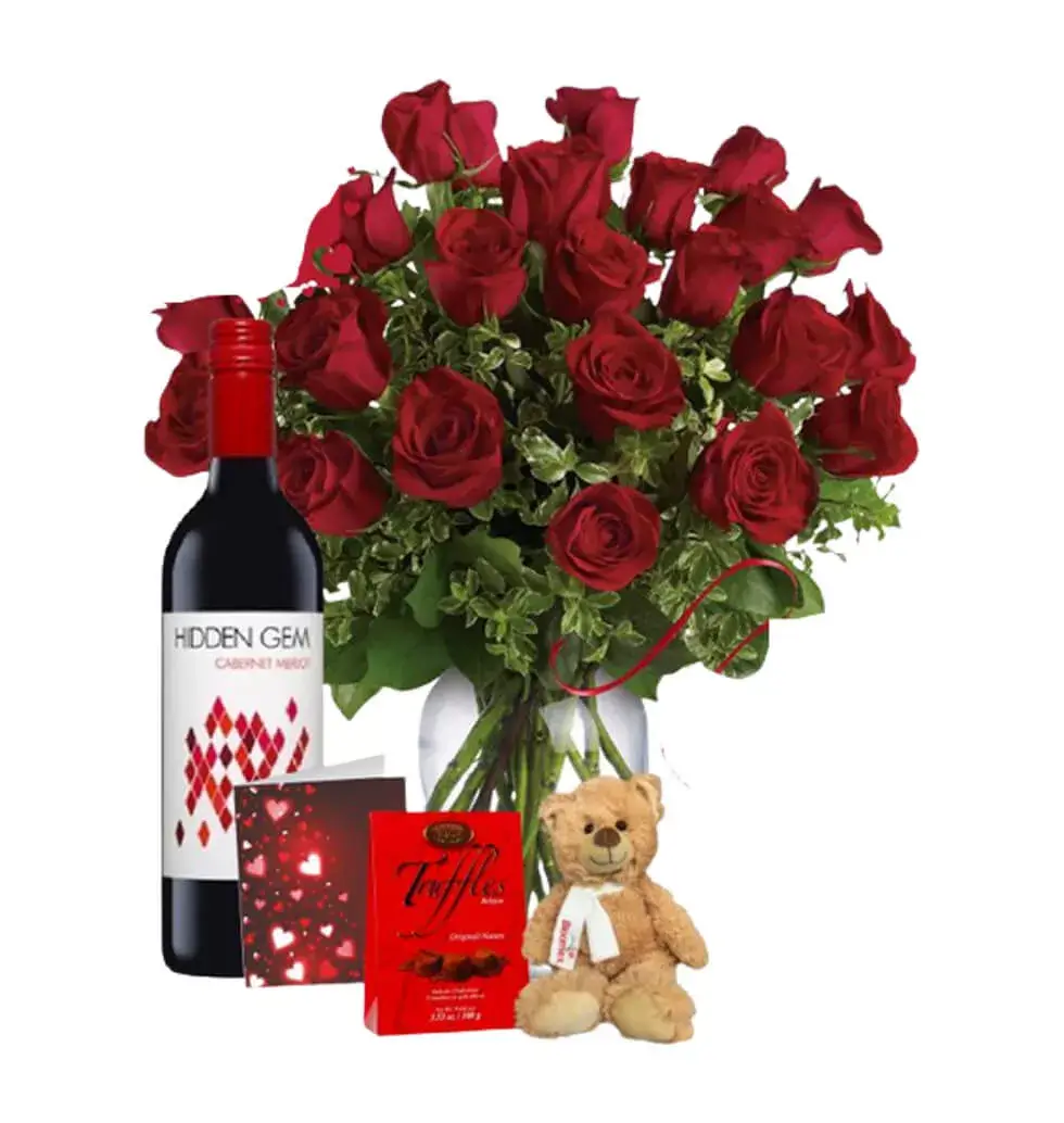 Red Roses And Red Wine