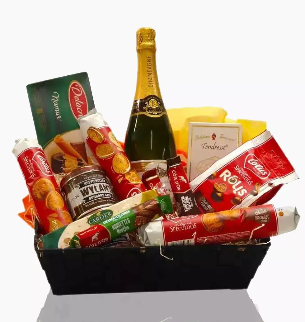 Belgian Gift Box Promotional Champagne