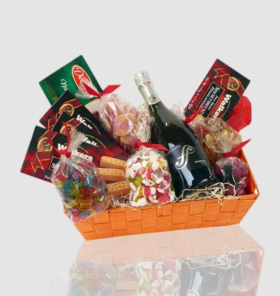 Basket Of Cookies And Sweets