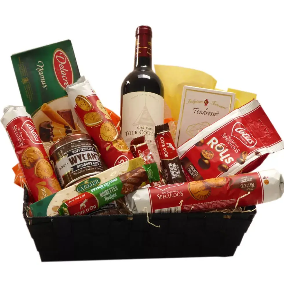 French Top Wine In Basket