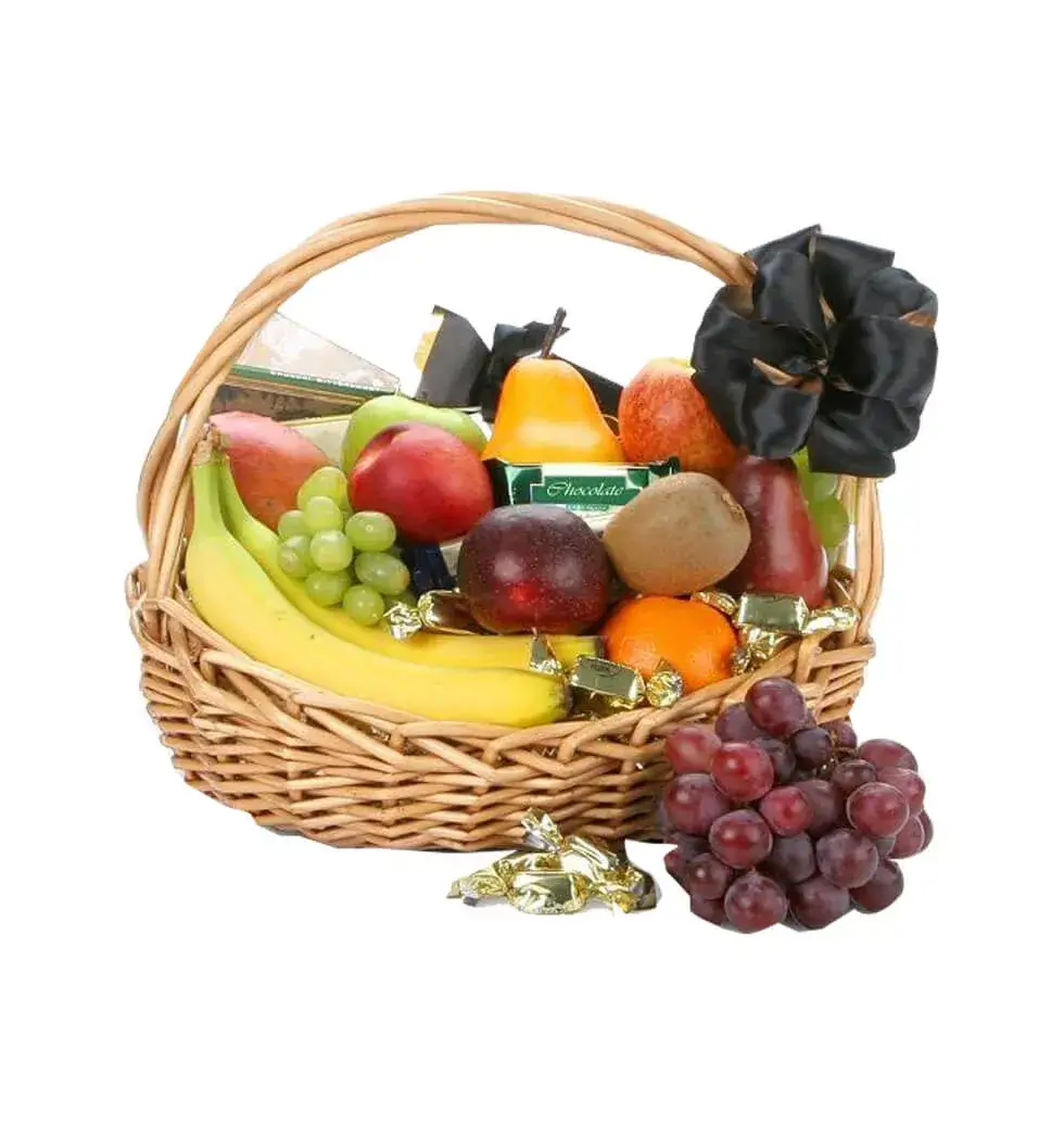 Chocolates And Fruit Basket