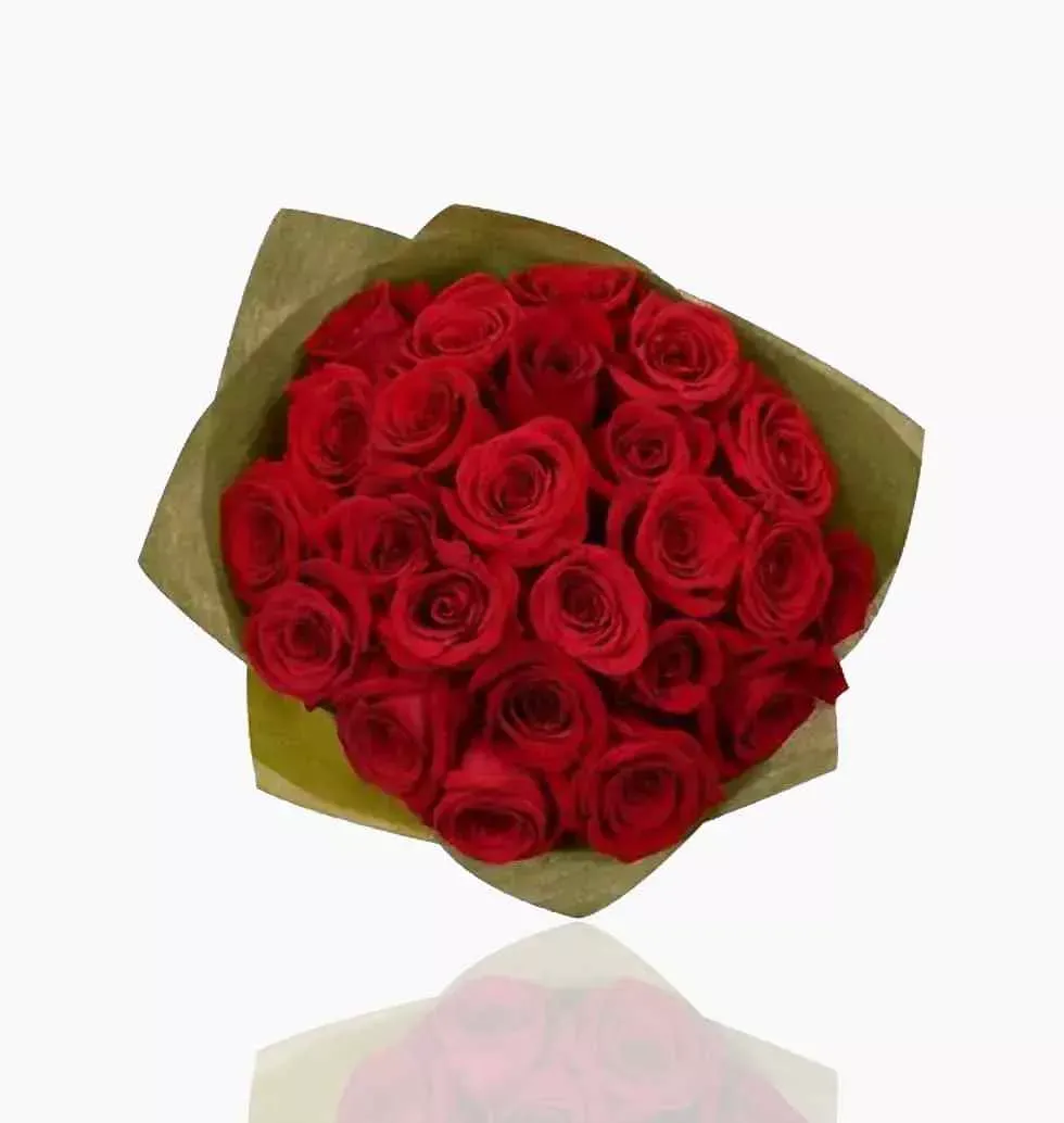 Bouquet Of 24 Red Roses