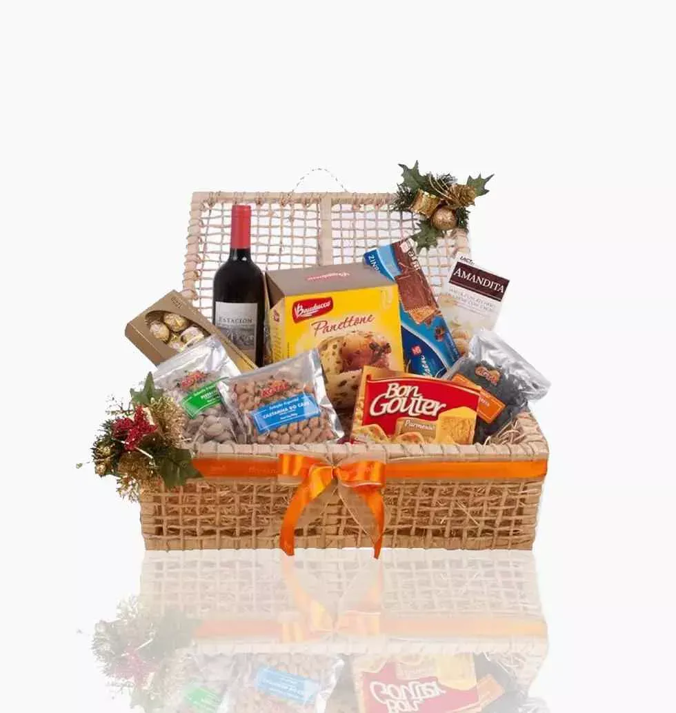 Christmas Festive Gift Basket