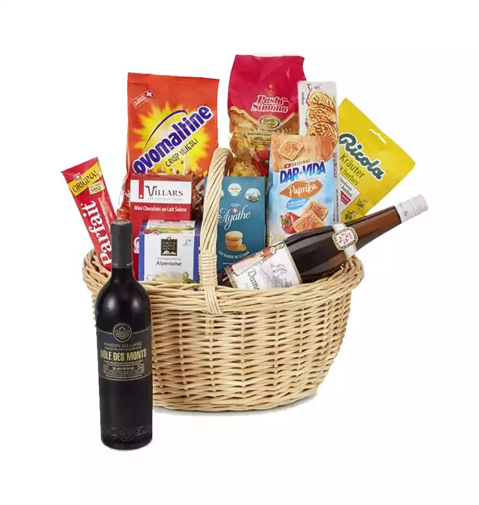 Exotic White Wine With Assorted Snacks