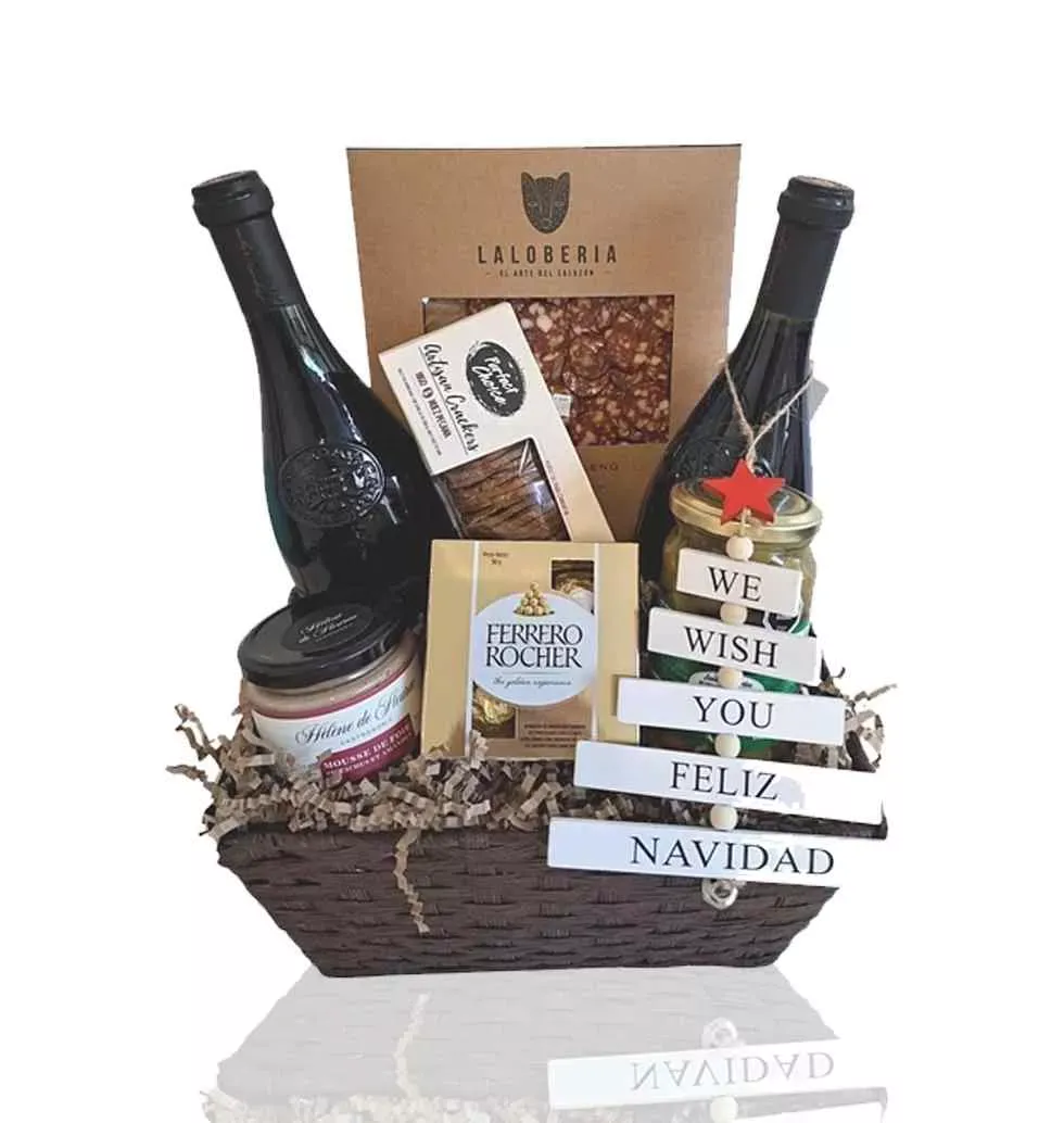 Luxury Wine Gift Basket