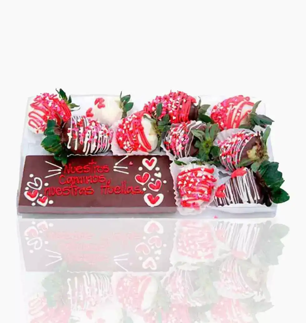 Strawberries With Decorative Cover