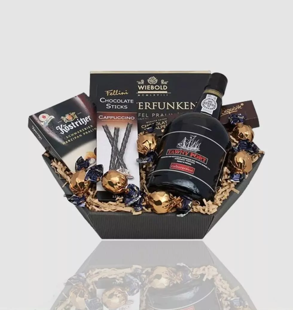 Deluxe Gourmet Delights Gift Basket