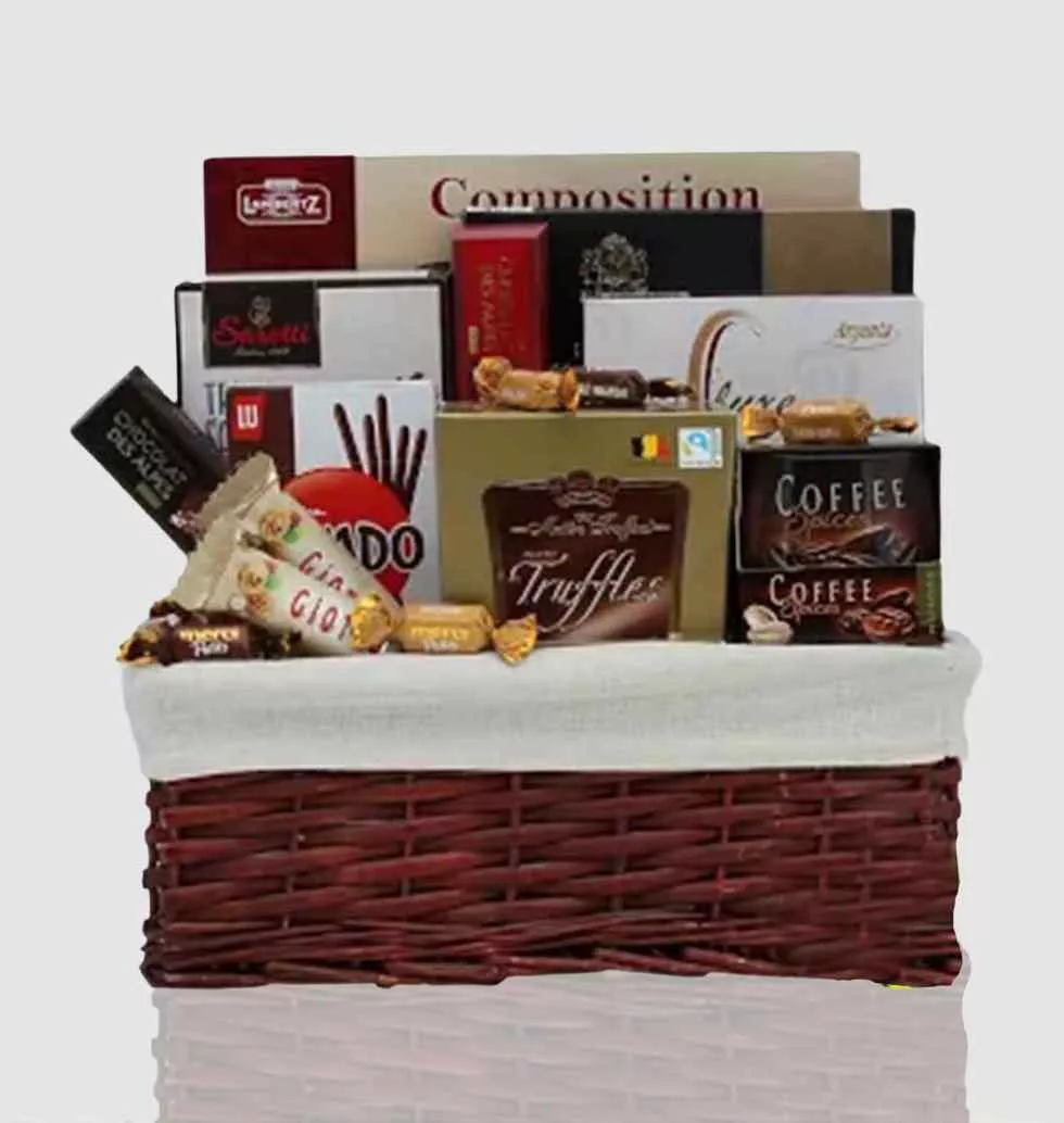 A Basket Filled With Desserts
