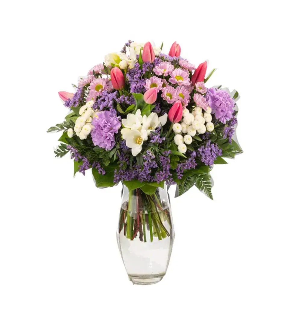 Spring Bouquet In Vase