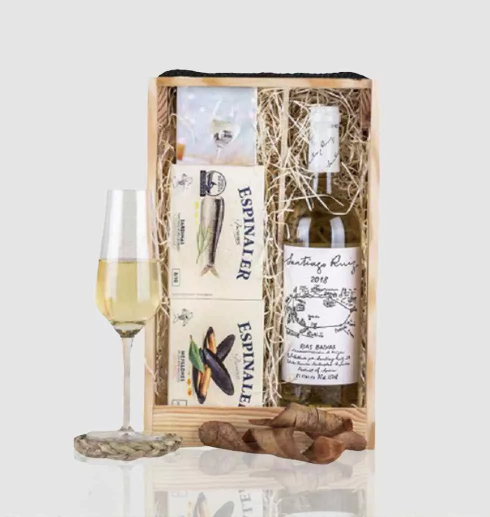 Wordless White Wine Gift Box