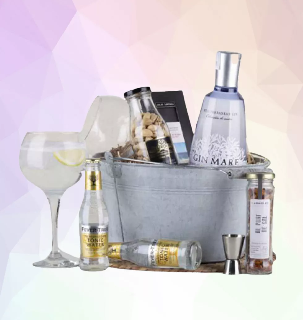 Mediterranean Gin Gift Basket