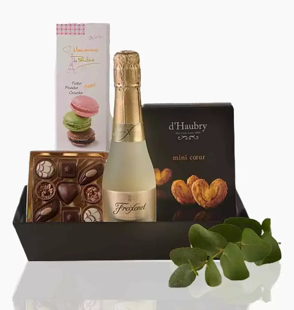 An Exquisite Assortment of Sparking Wine & Sweets