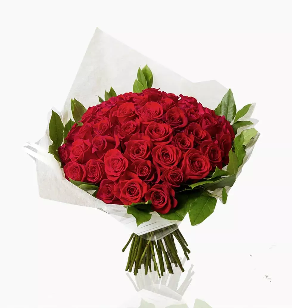 Scarlet Symphony Rose Bouquet