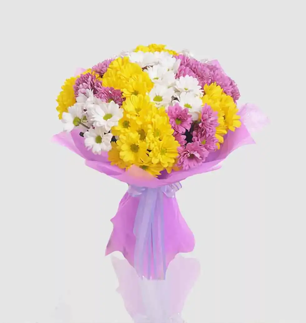 Chrysanthemums In A Bouquet