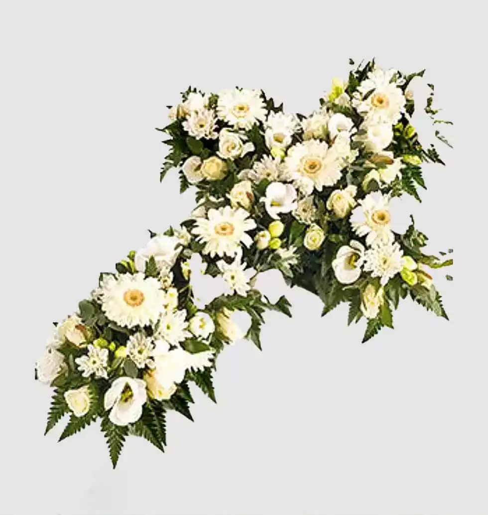 Wreath- Floral Cross