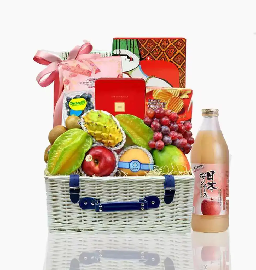 Basket Filled With Delectable Treats
