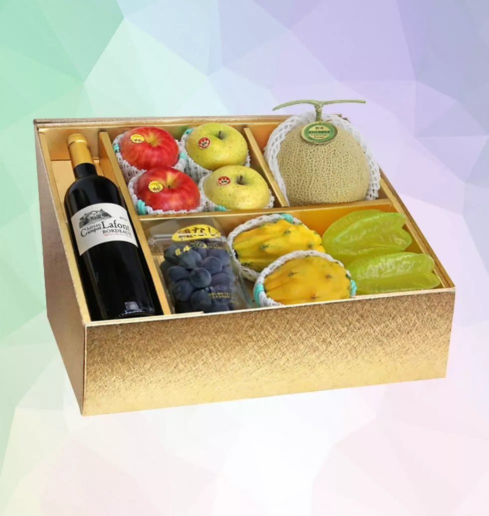 The Wine and Fruit Basket