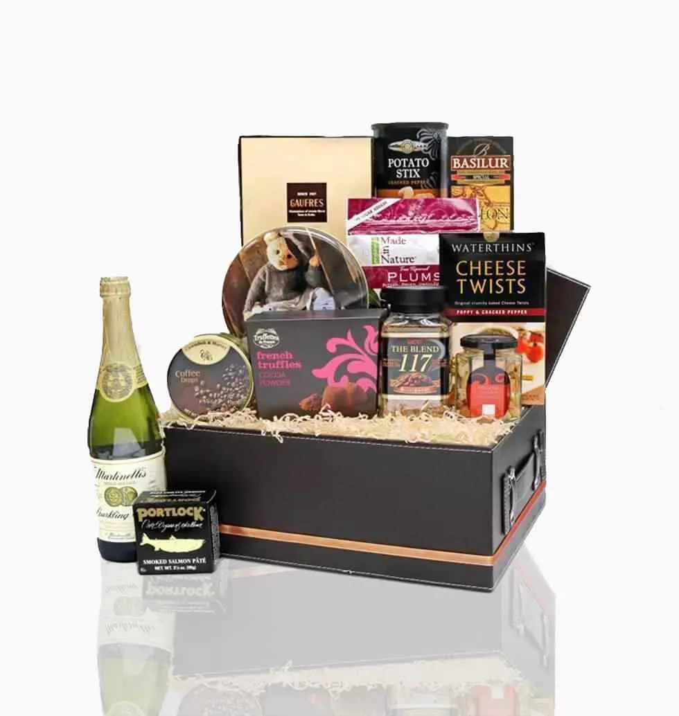 Box Of Wine & Food