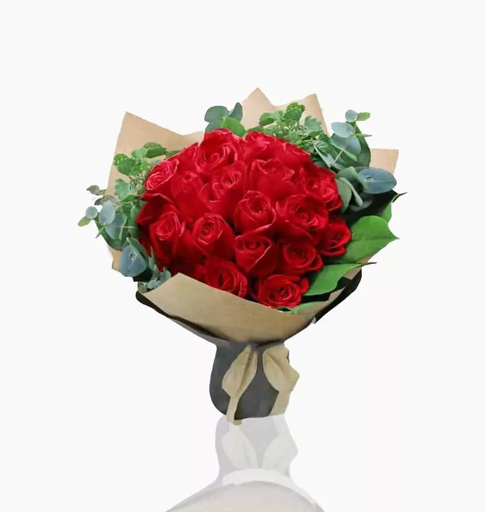 Roses In Red, 30 Stems
