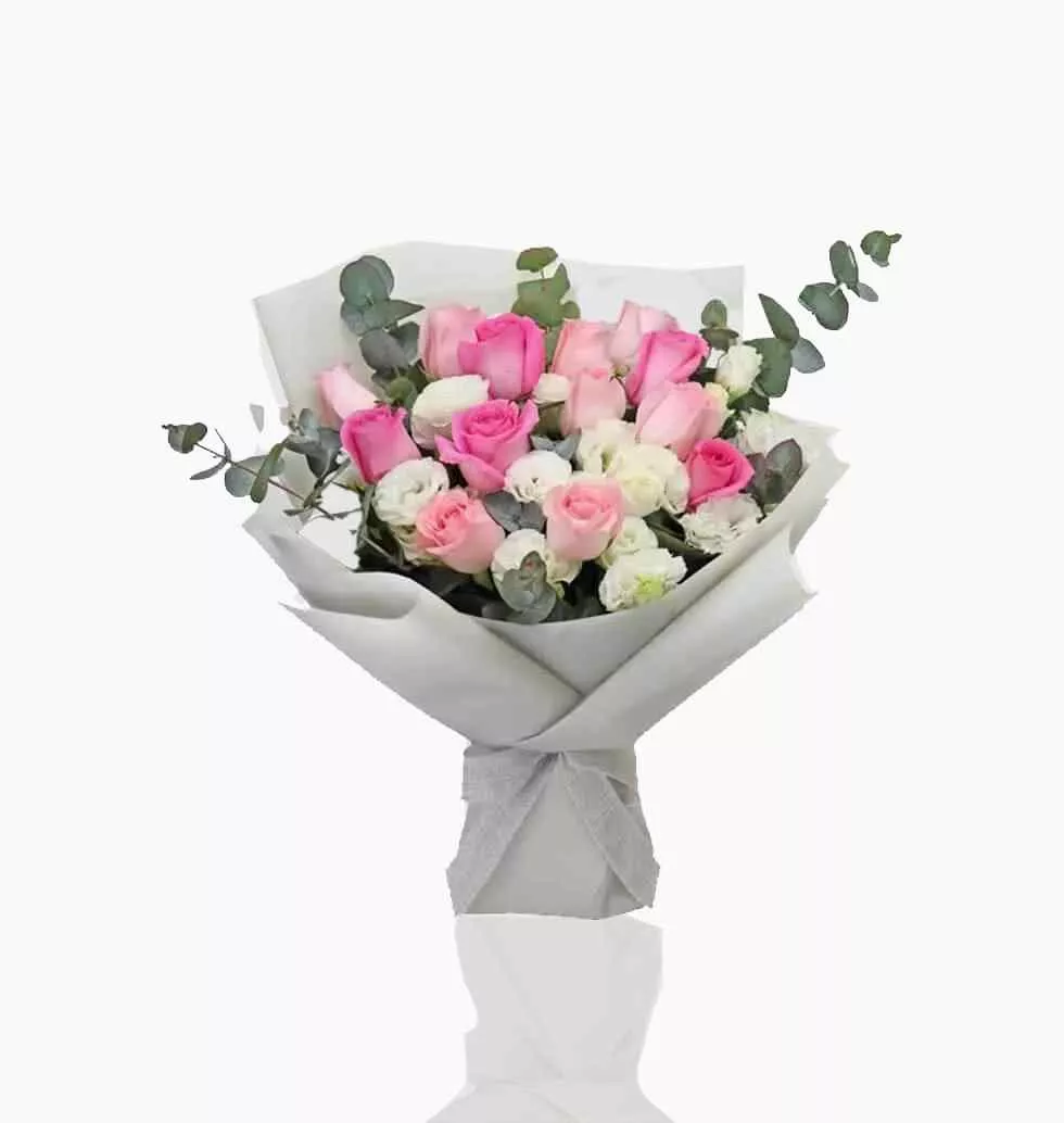 Assortment Of Pink Roses
