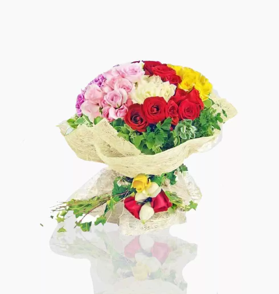 Delightful Delicacy (99 Rose Bouquet)