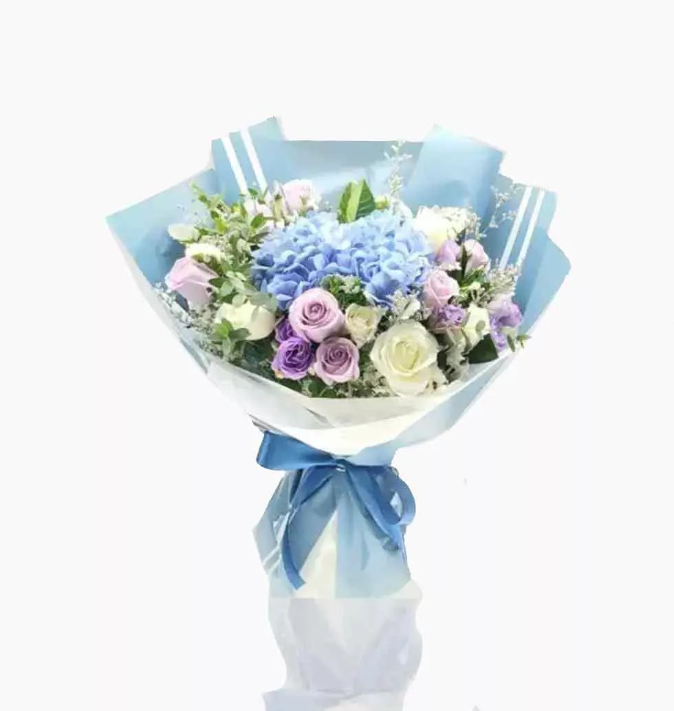 Blue Sky Floral Bouquet