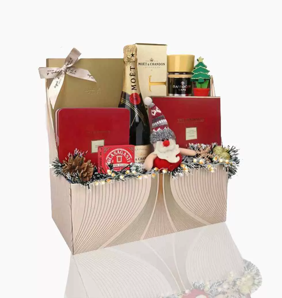 Hamper Of Presents For The Holidays