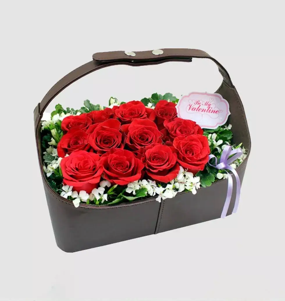 Roses In Valentine'S Crate