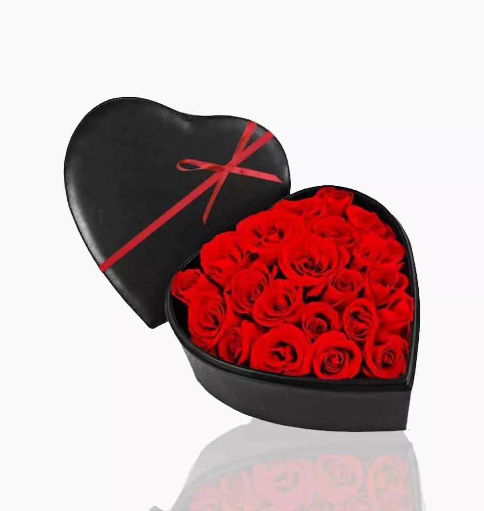 Valentine'S Heart Rose Box