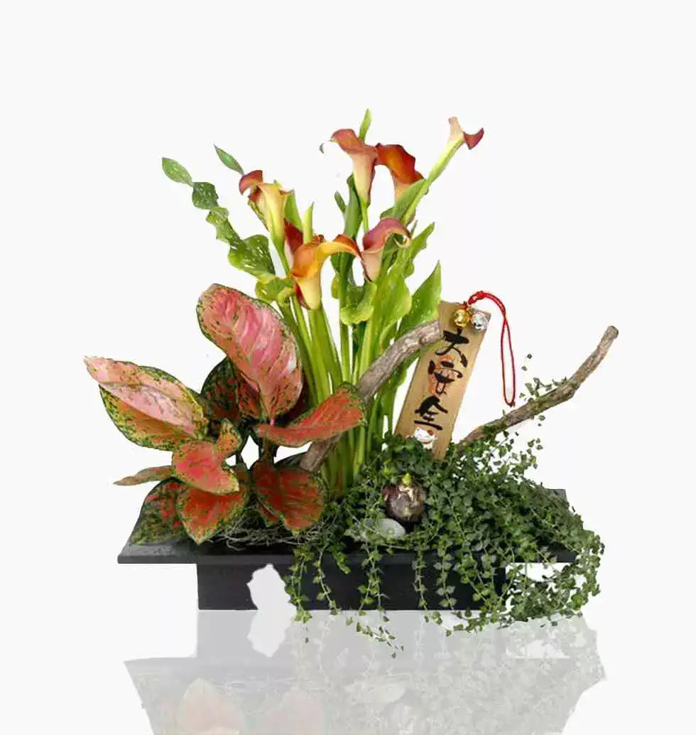 Flower Arrangement On Table