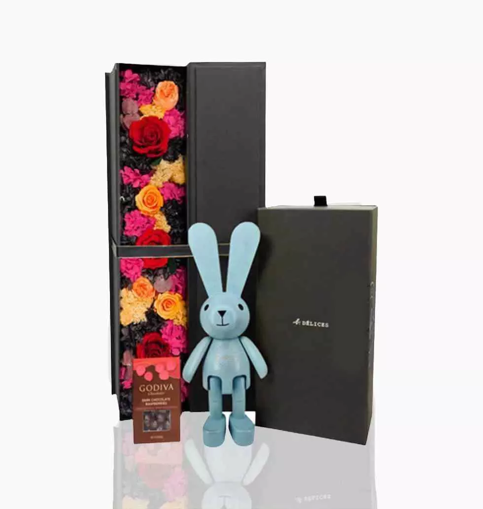 Box With Chocolate And Rabbit