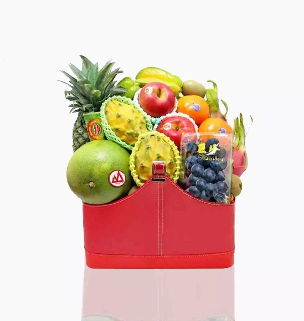 9 Types Fresh Fruit Basket