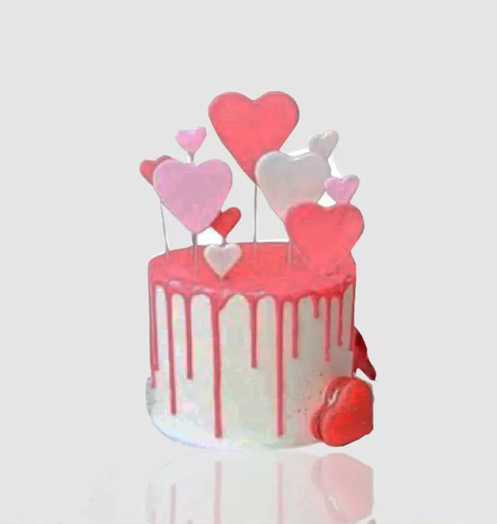 Dripping Love Cake