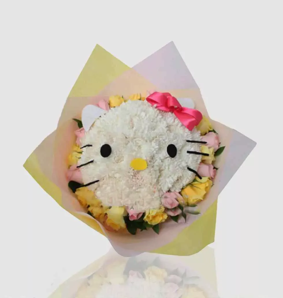 Fresh Hello Kitty Bouquet