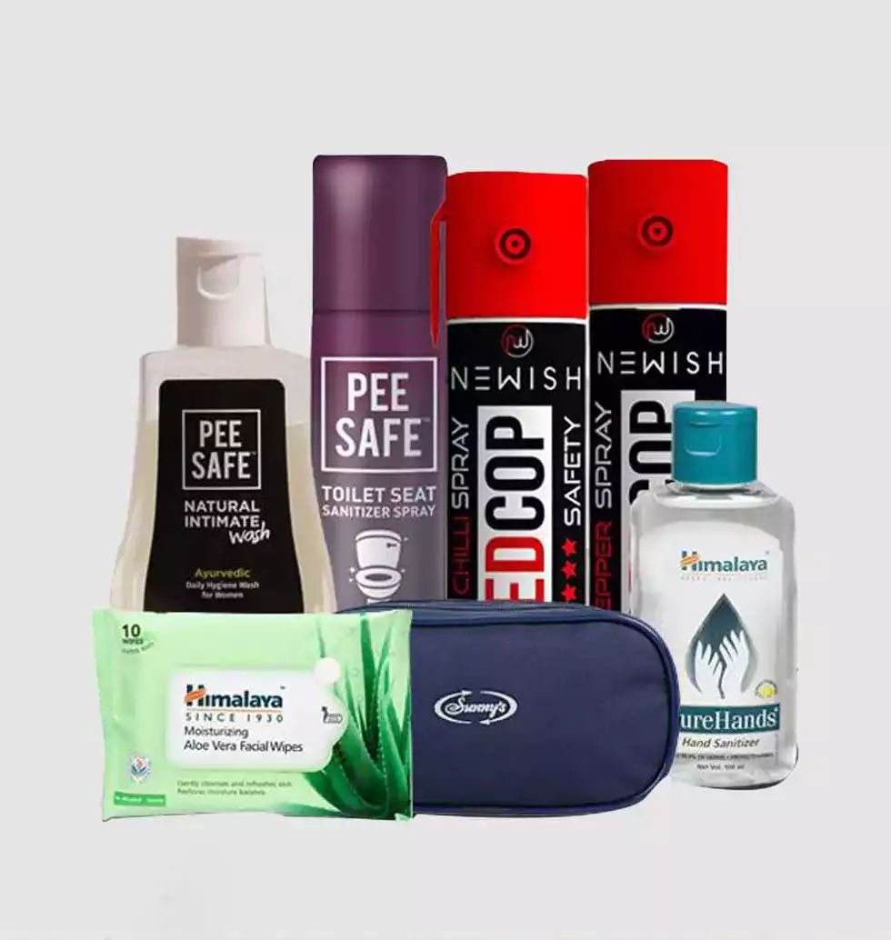 Women'S Safety And Hygiene Gift Basket
