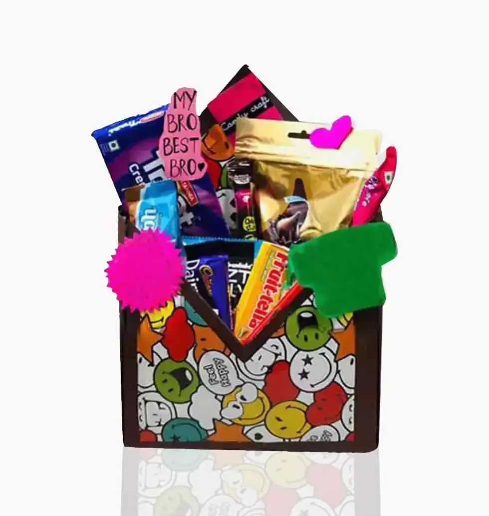 Gift Basket With Various Items