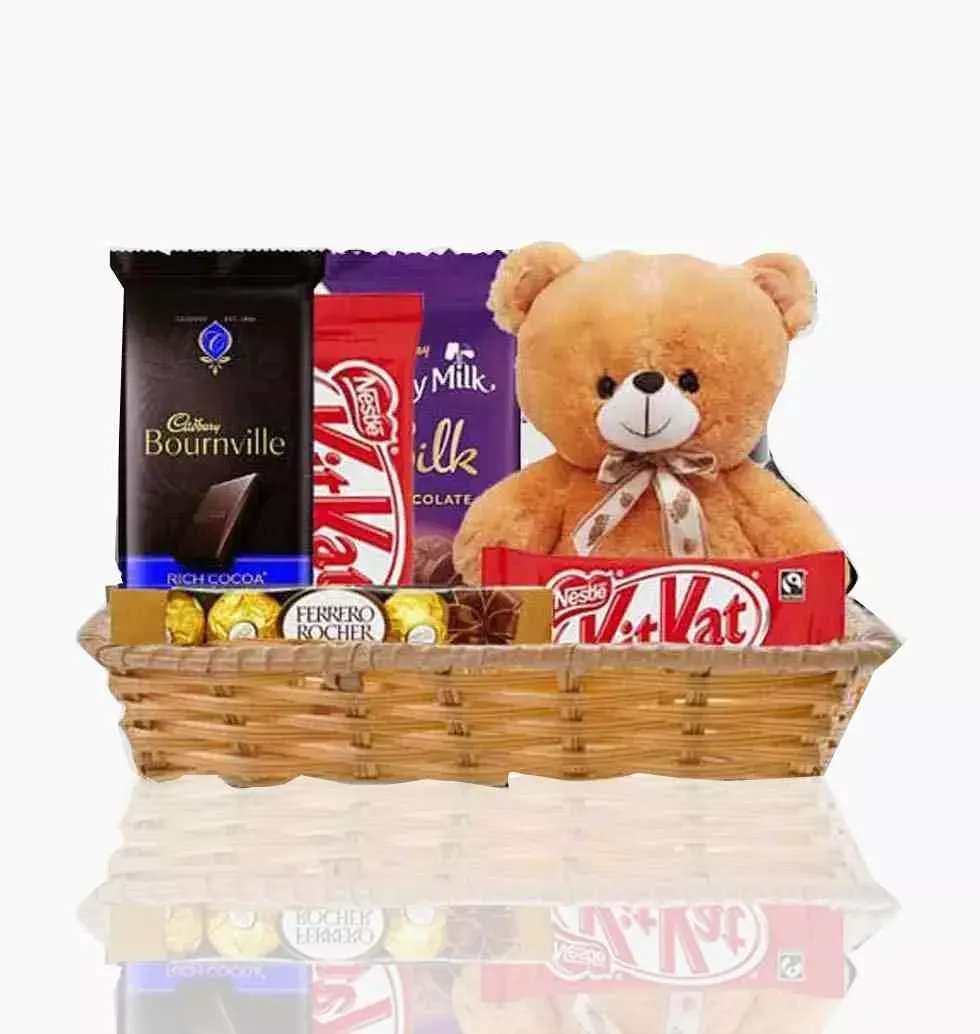 Chocolates And Cuddly Toy